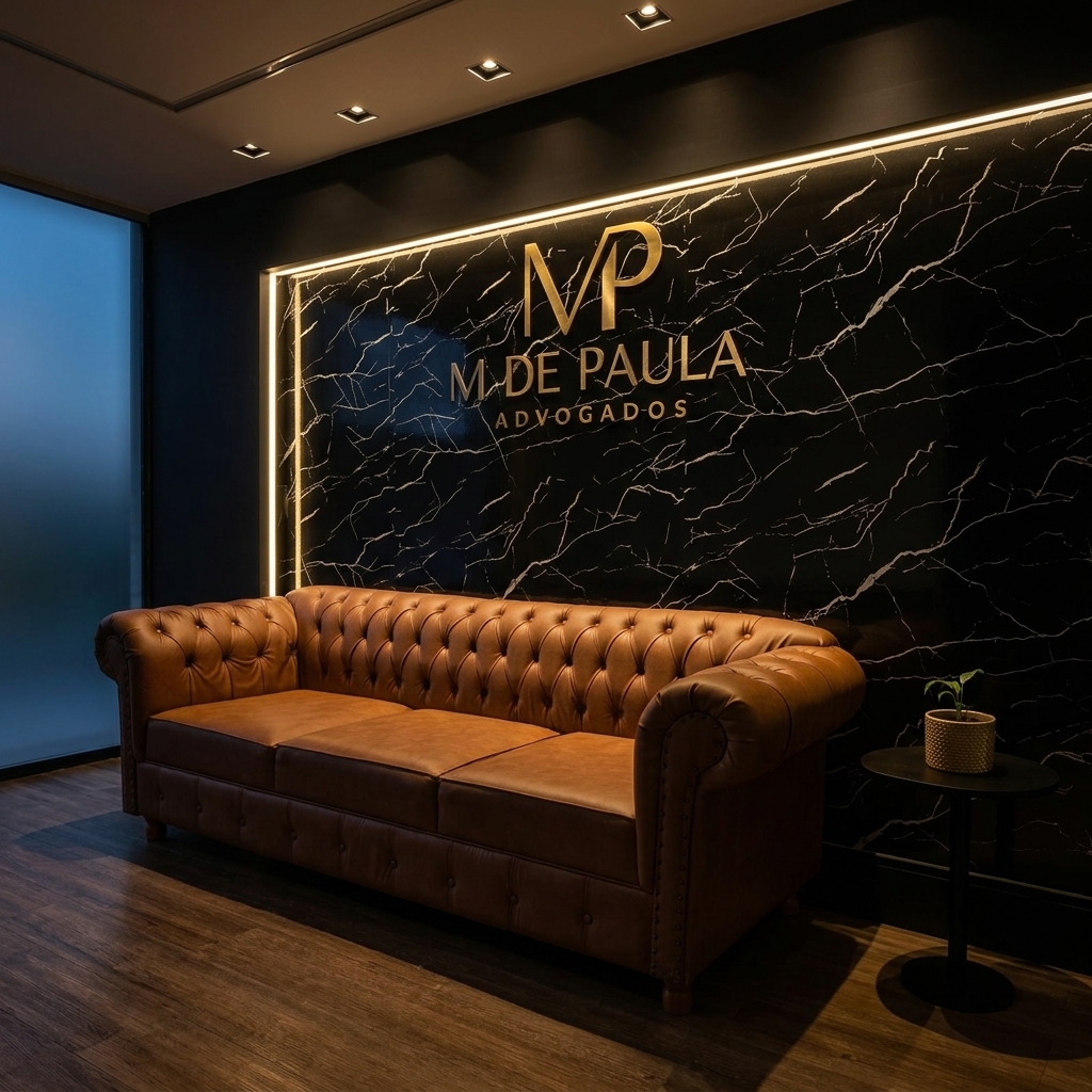Recepção do M de Paula Advogados
